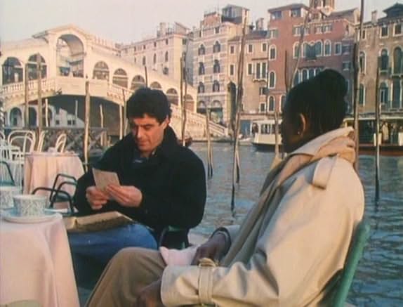 Ian McShane as Lovejoy in Venice in Death in Venice